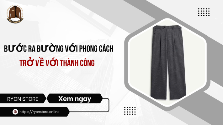Quần âu nam cho người gầy
