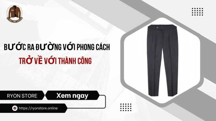 Quần âu nam cho người gầy