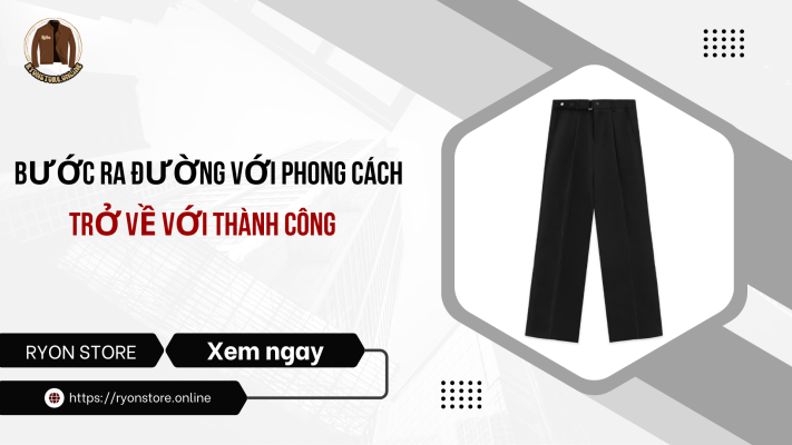 Quần âu nam cho người gầy